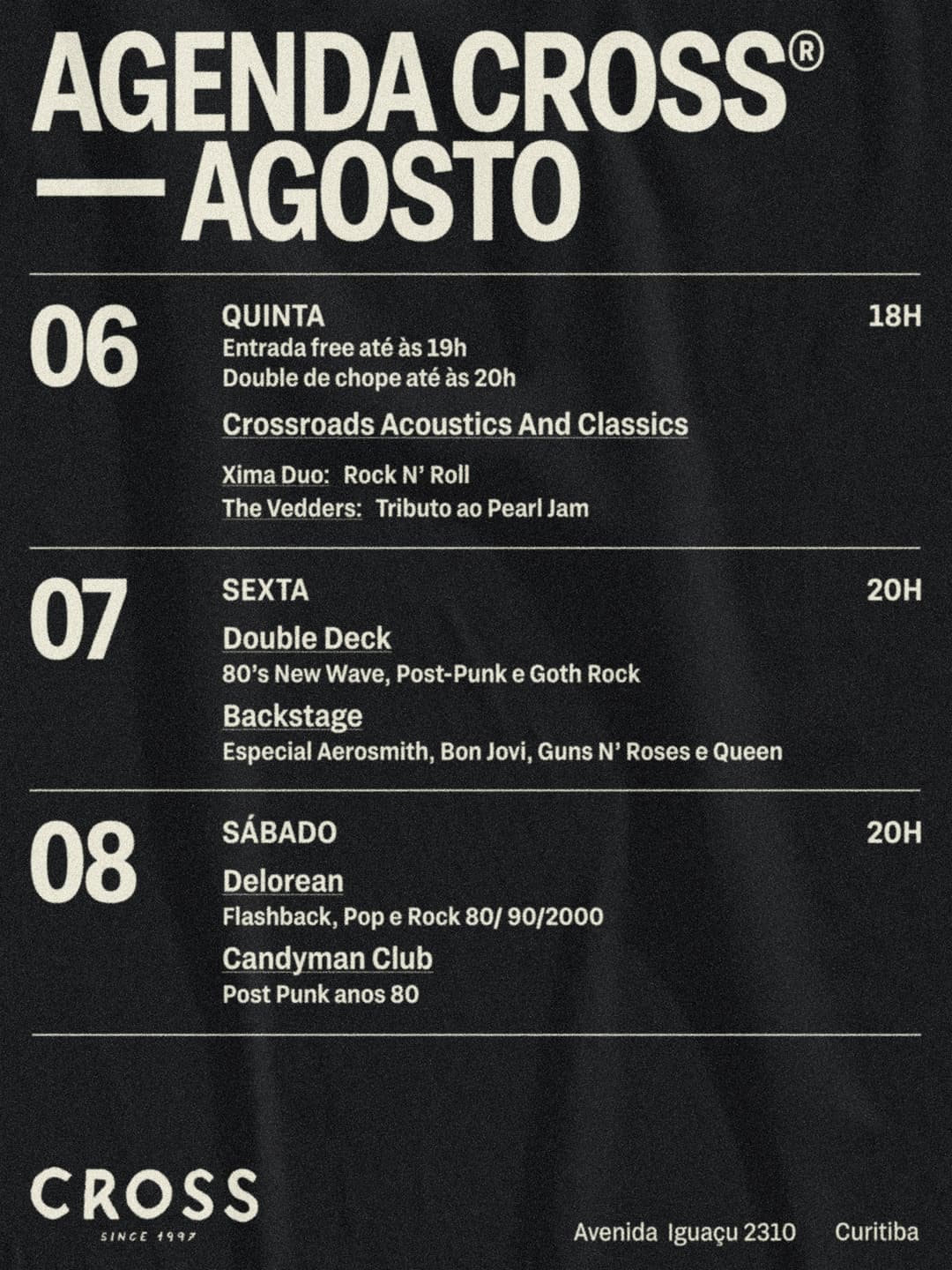 Flyer de Delorean e Candyman Club