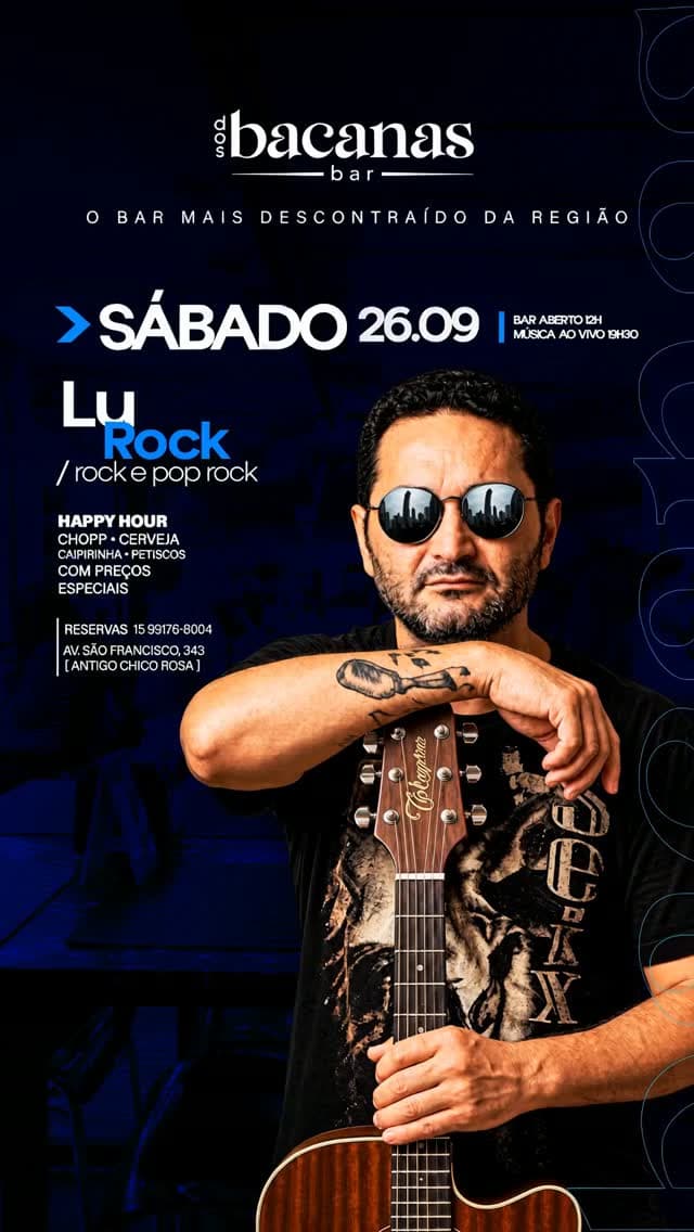 Flyer de Lu Rock