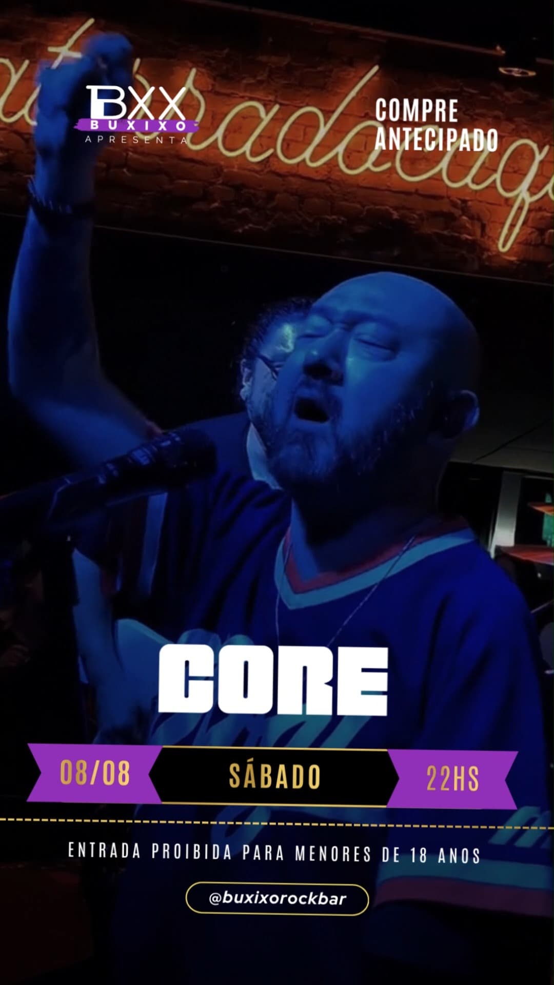Flyer de Banda Core