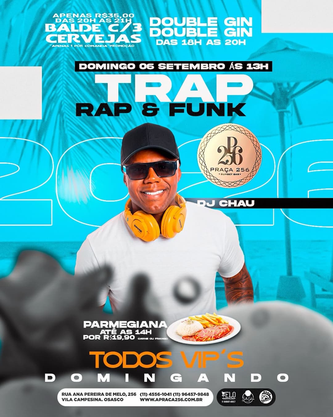 Flyer de DJ Chau