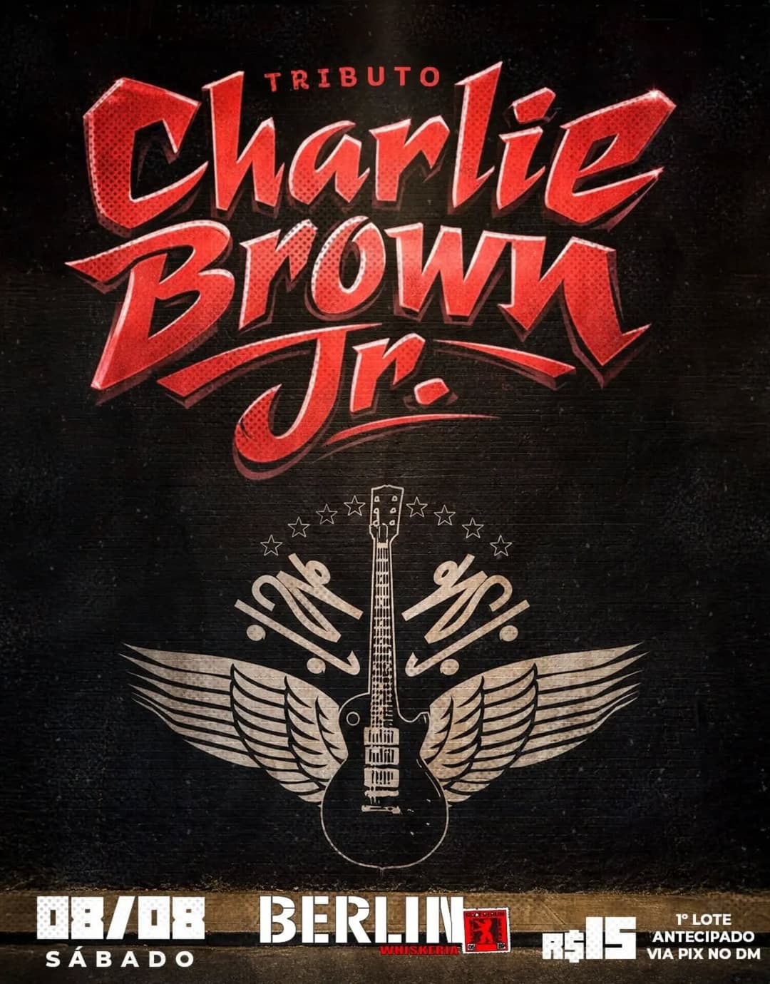 Flyer de Tributo ao Charlie Brown Jr