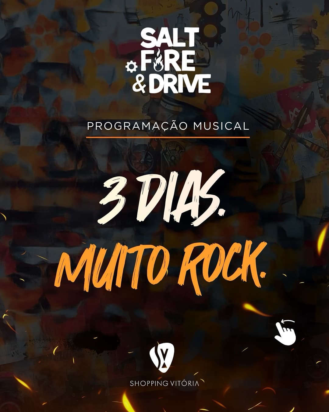 Flyer de Dona Fran, Saulo Simonassi, Dj Zappie e mais 5 artistas