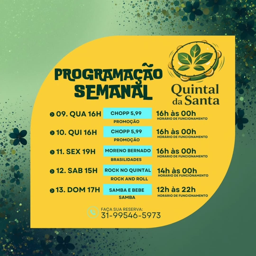 Flyer de Samba & Bebe