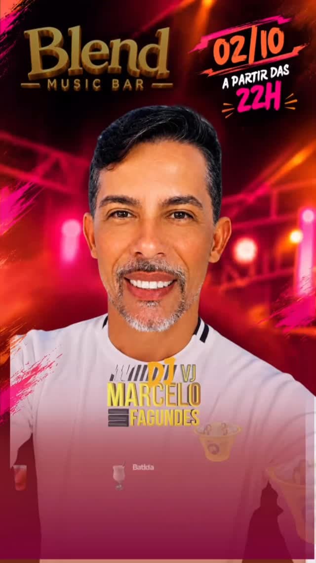 Flyer de DJ Marcelo Fagundes
