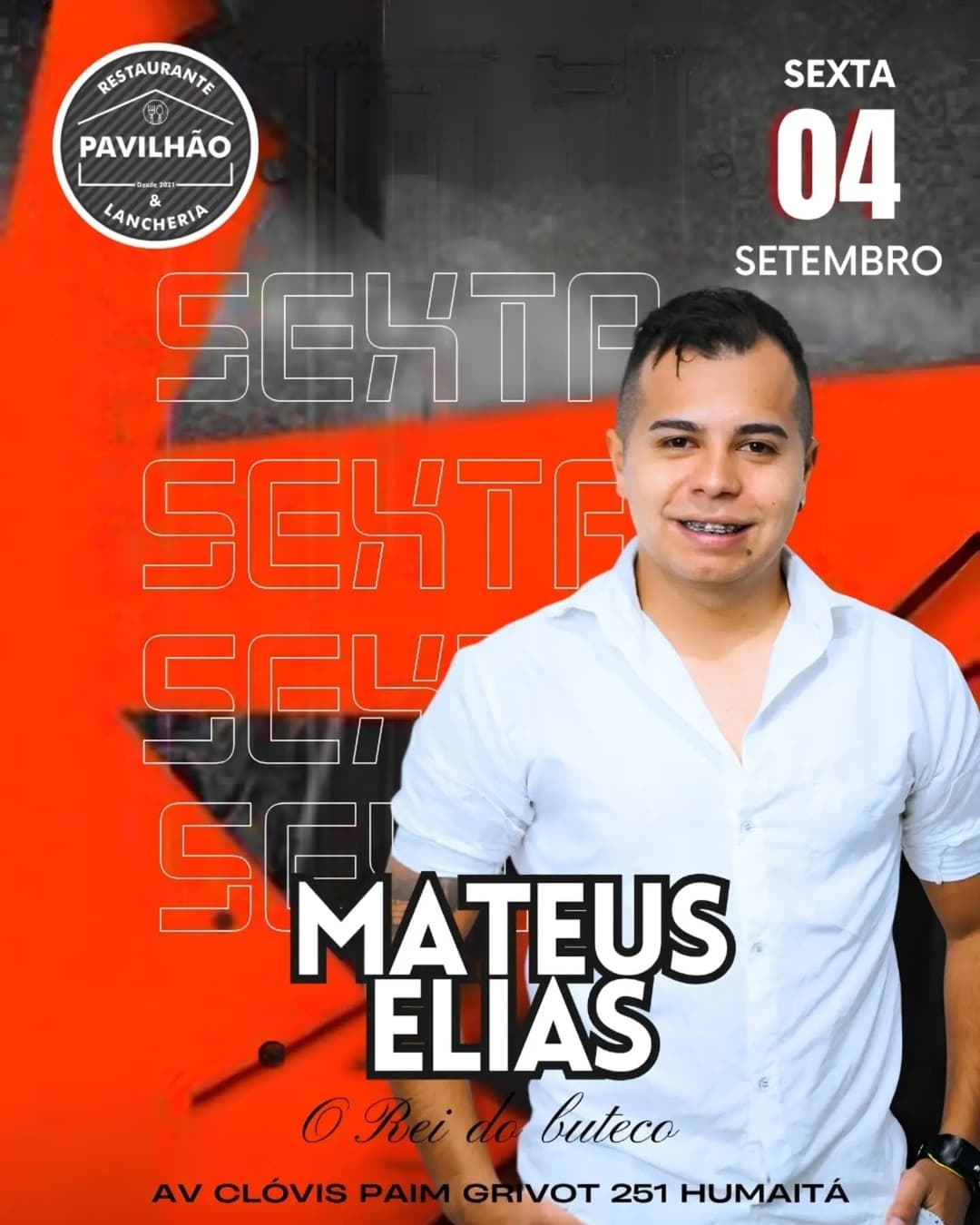Flyer de Mateus Elias