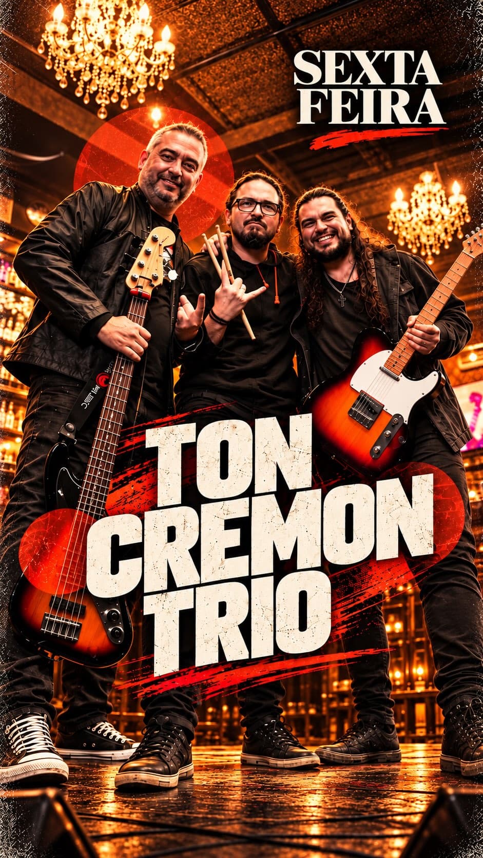 Flyer de Ton Cremon Trio