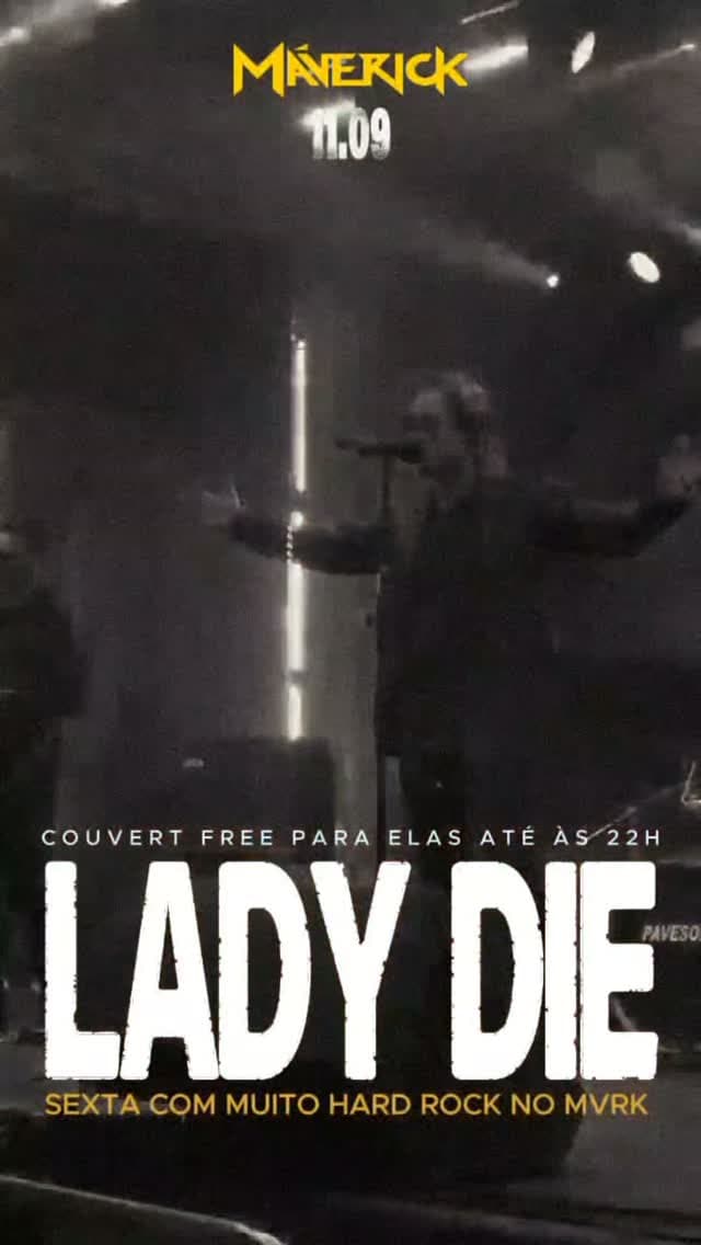 Flyer de Banda Lady Die