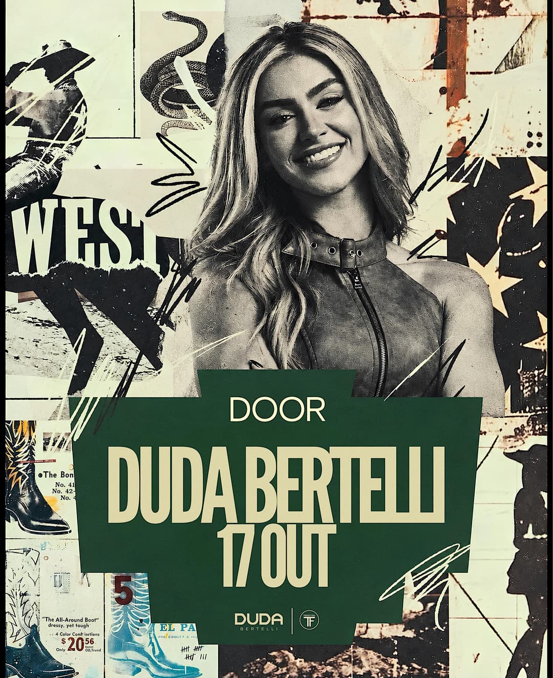 Flyer de Duda Bertelli