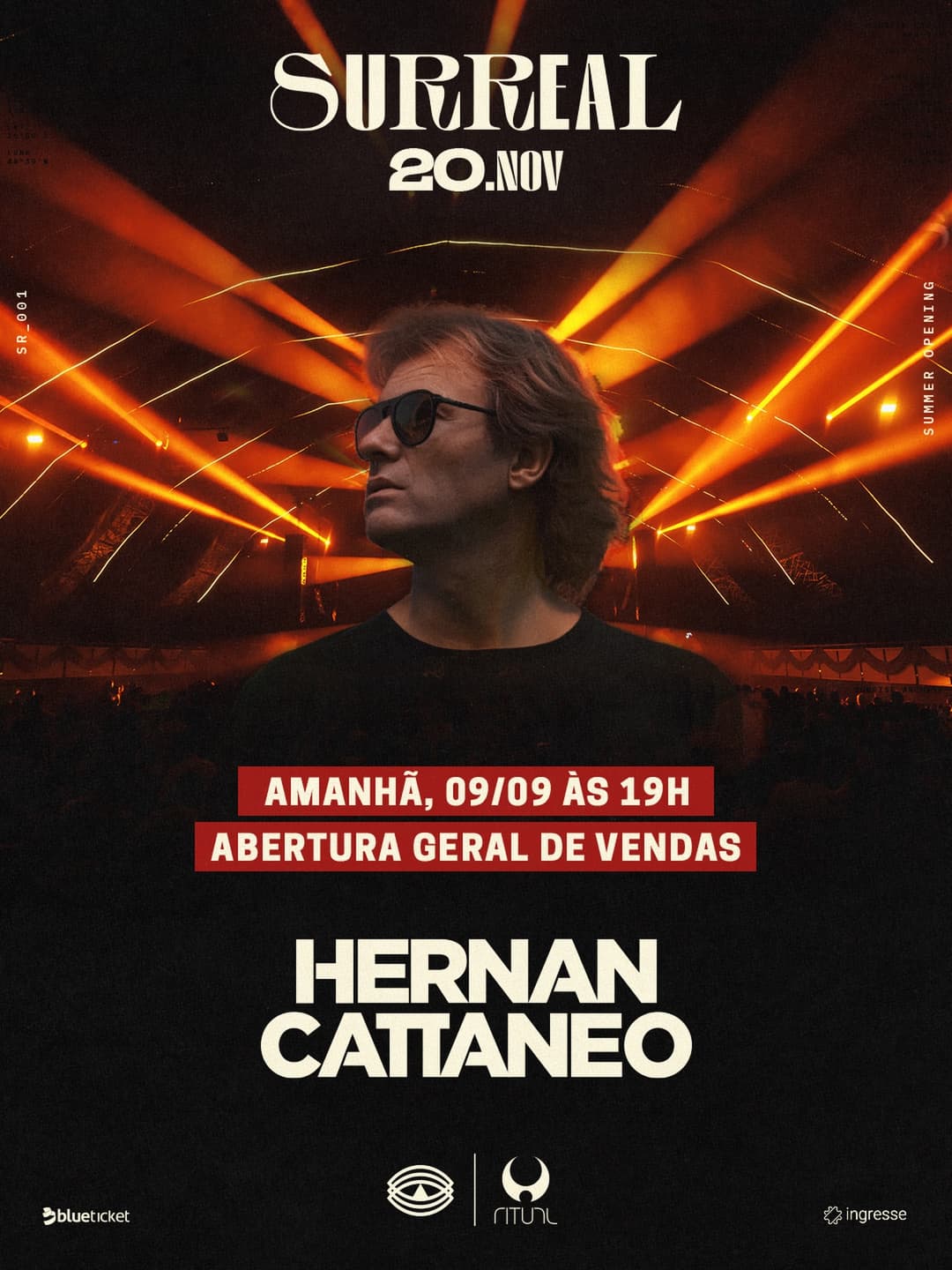 Flyer de Hernán Cattaneo