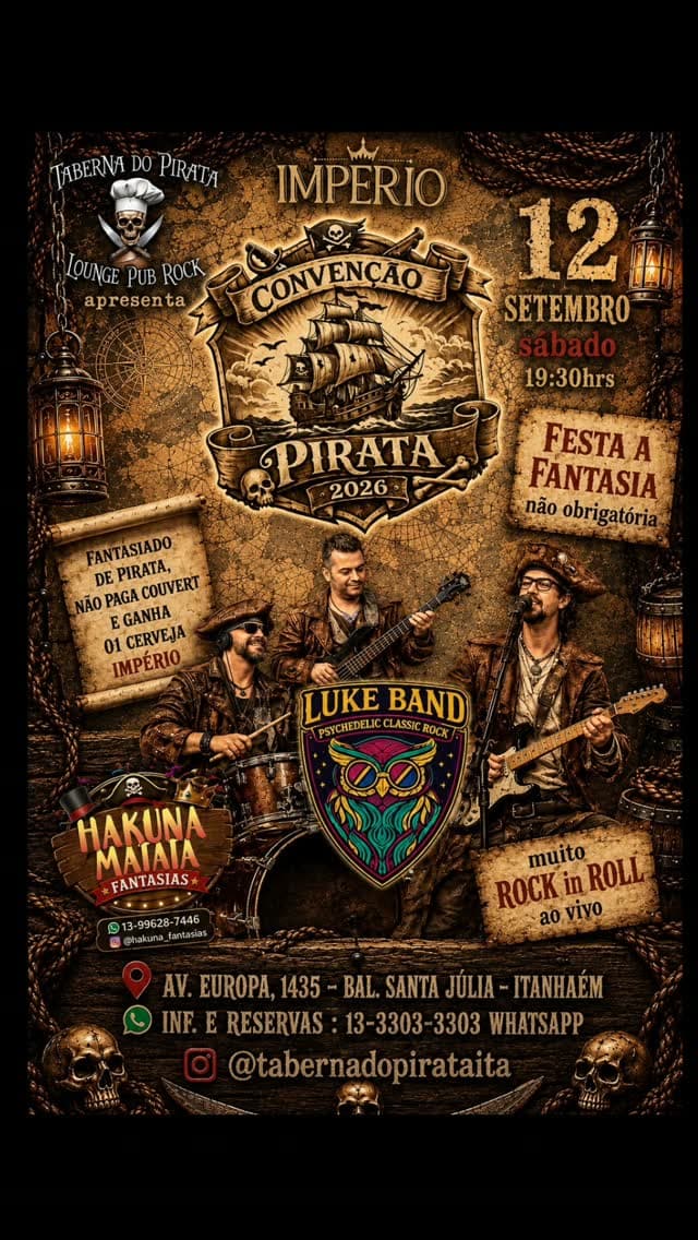 Flyer de Luke Band