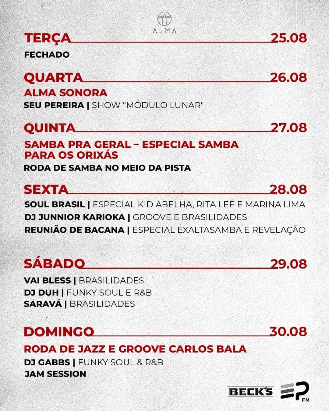 Flyer de Vaibless, DJ Duh e Saravá