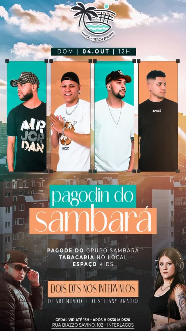 Flyer de Grupo Sambará