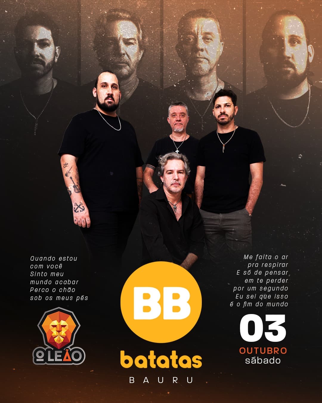 Flyer de Banda o Leão