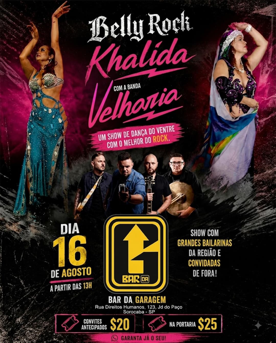 Flyer de Banda Velharia