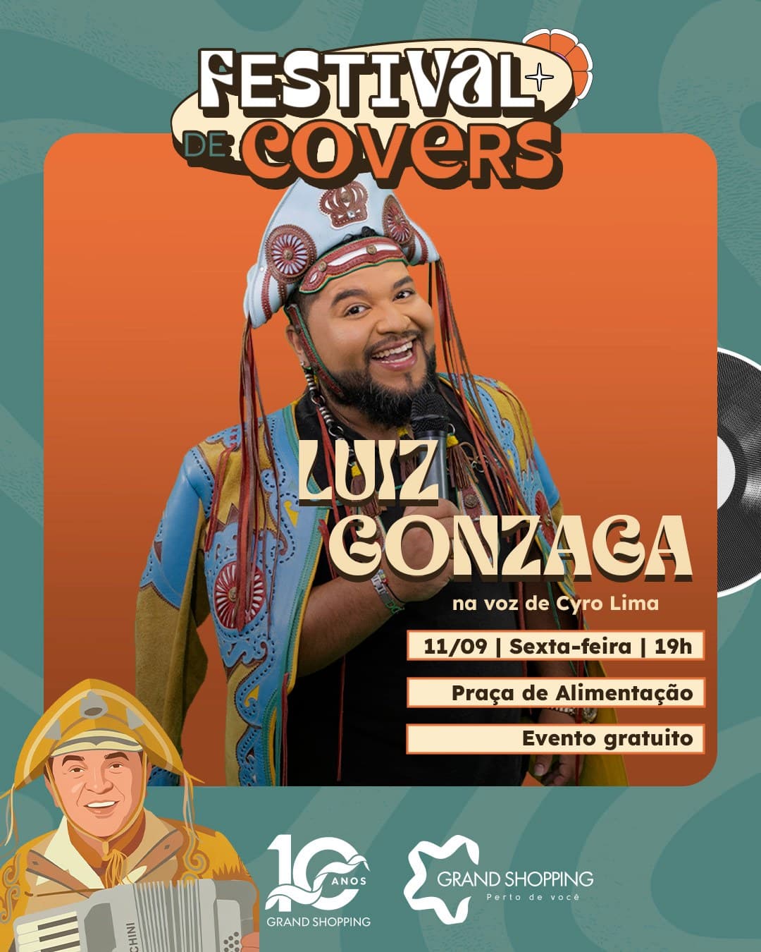 Flyer de Cyro Lima