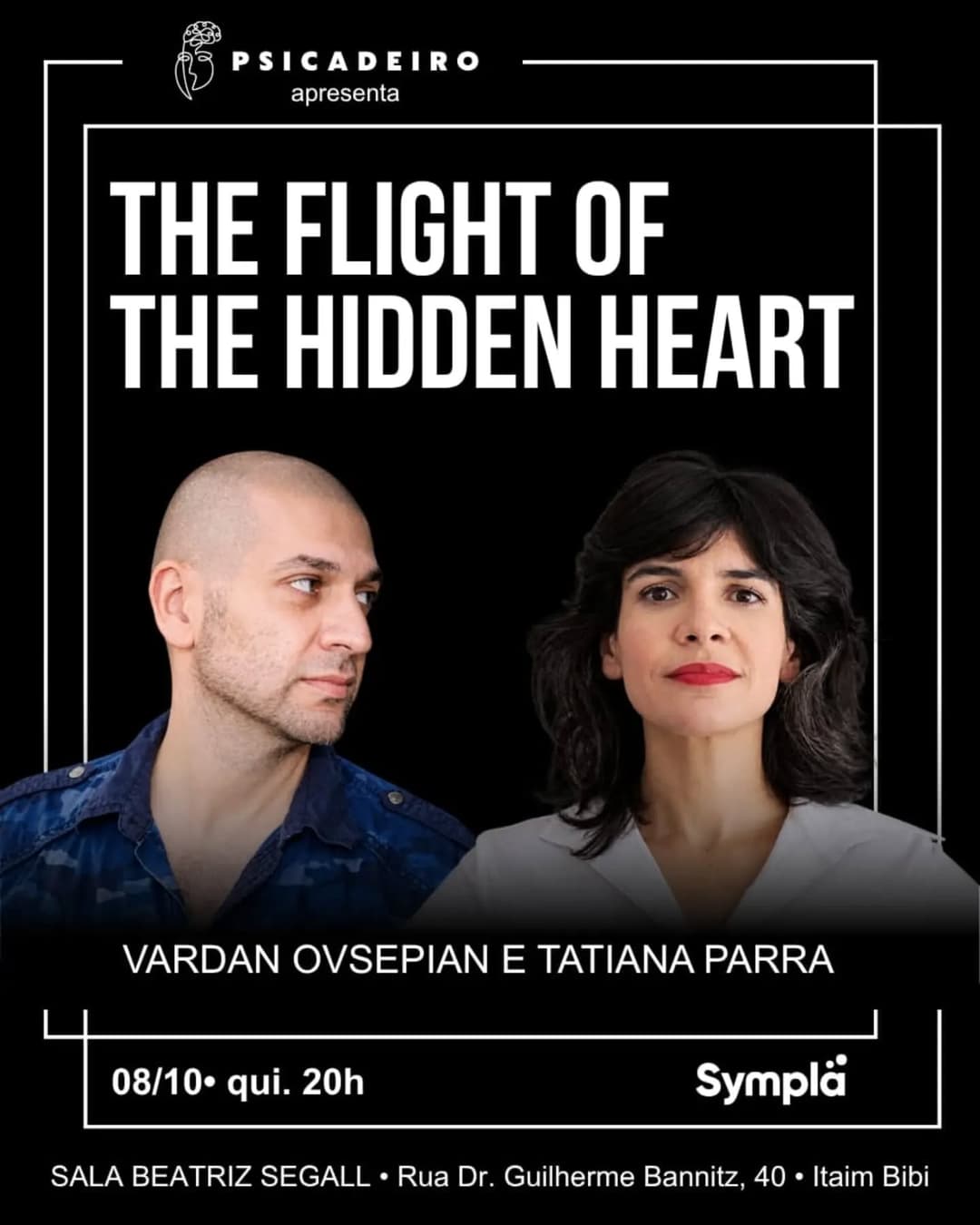 Flyer de Tatiana Parra e Vardan Ovsepian