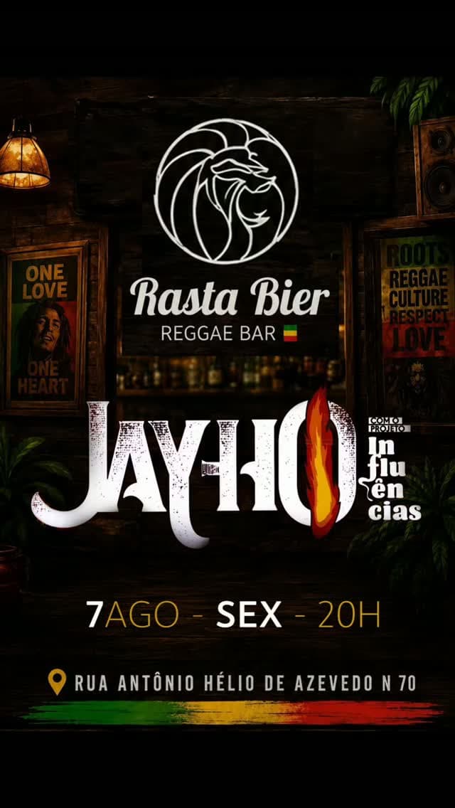 Flyer de Banda Jay-Ho e Jay-Ho Influências