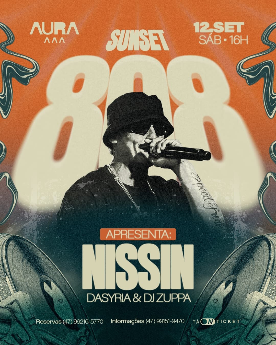 Flyer de Adnan, NISSIN e djzuppa_