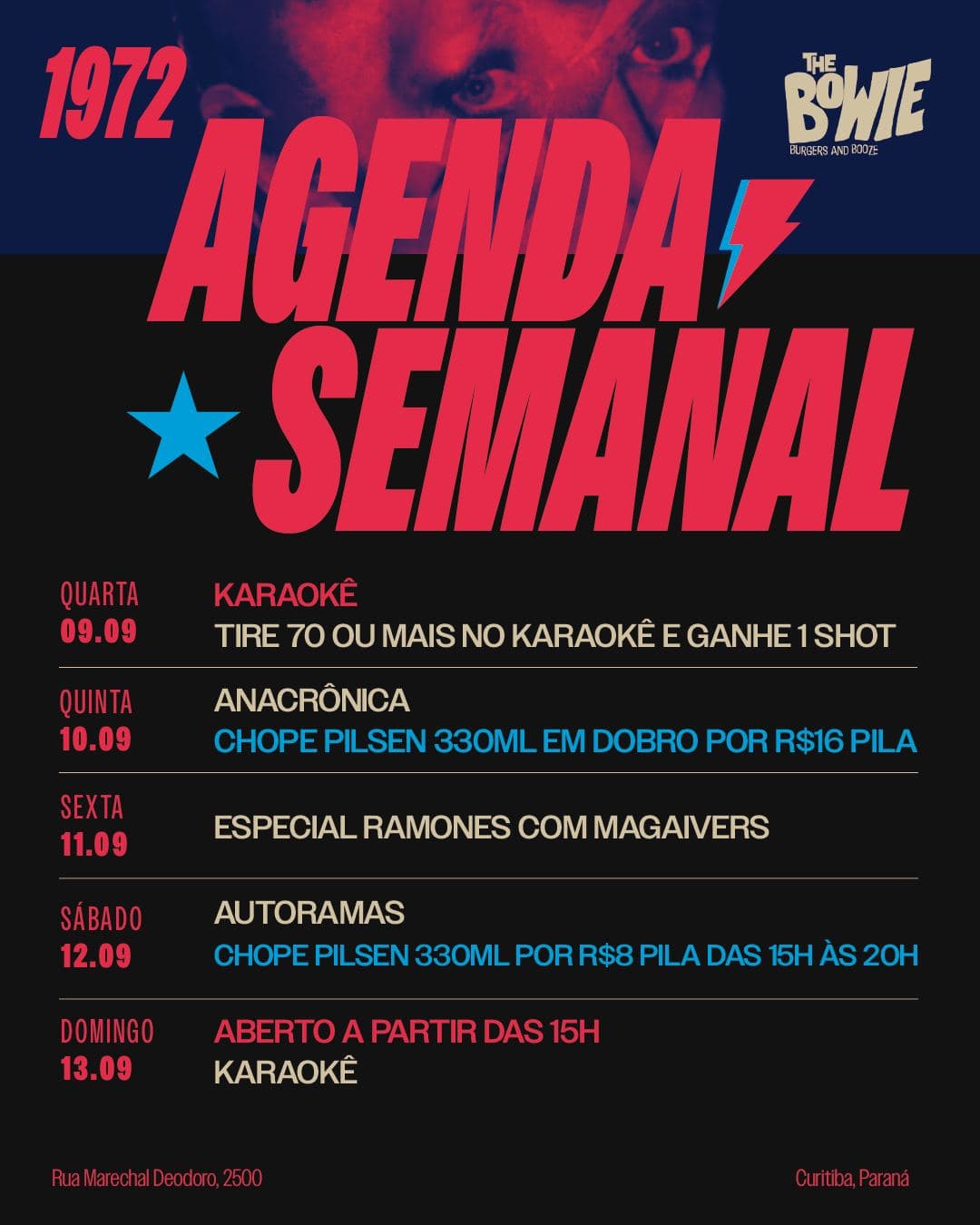 Flyer de Anacrônica