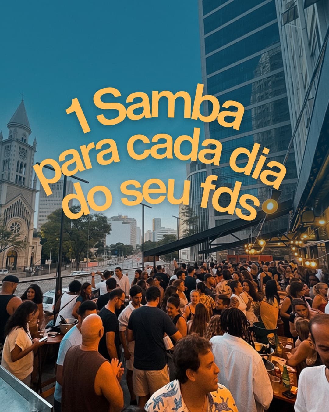 Flyer de Samba de Dandara
