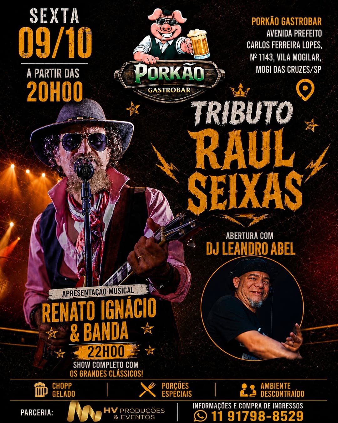 Flyer de Renato Ignácio & Banda
