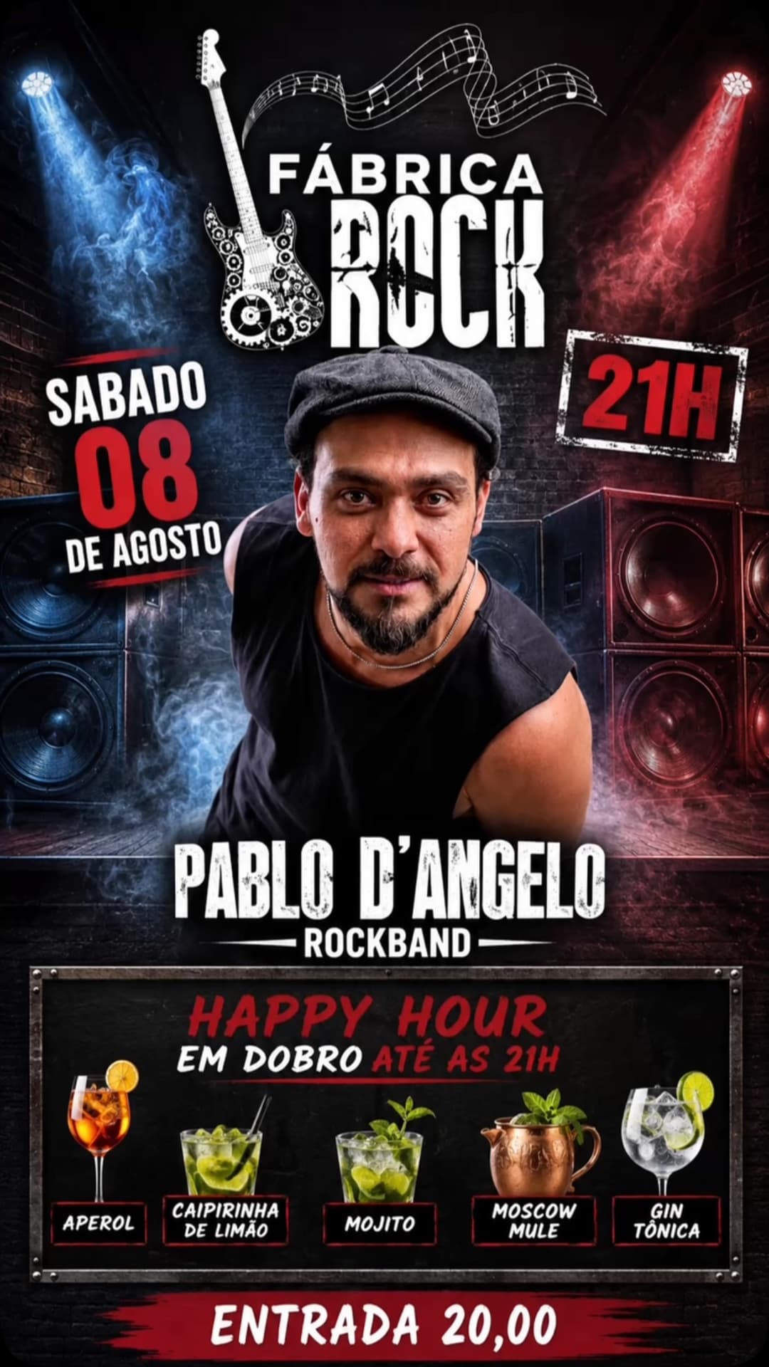 Flyer de Pablo D'Angelo