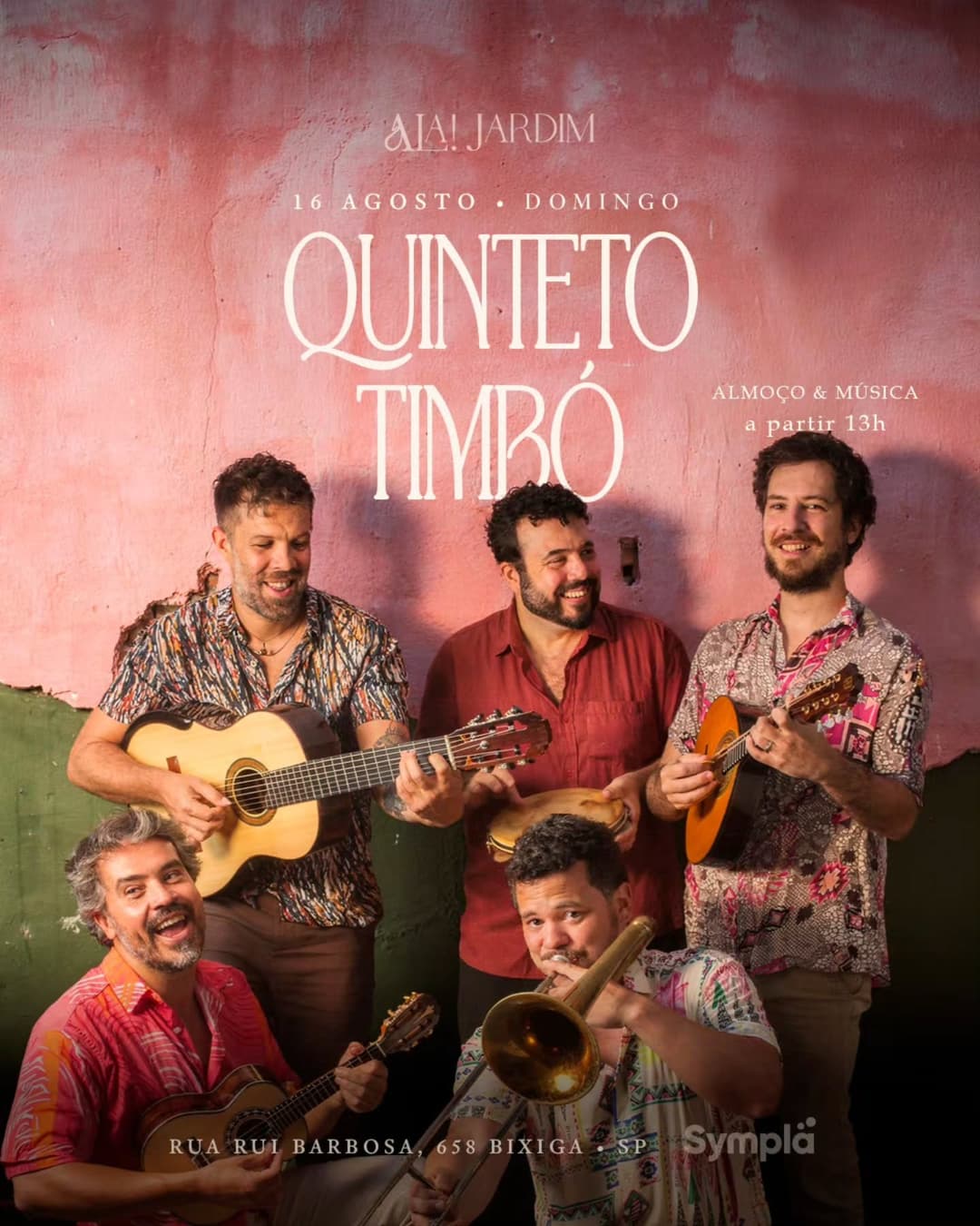 Flyer de Quinteto Timbó e Timbó
