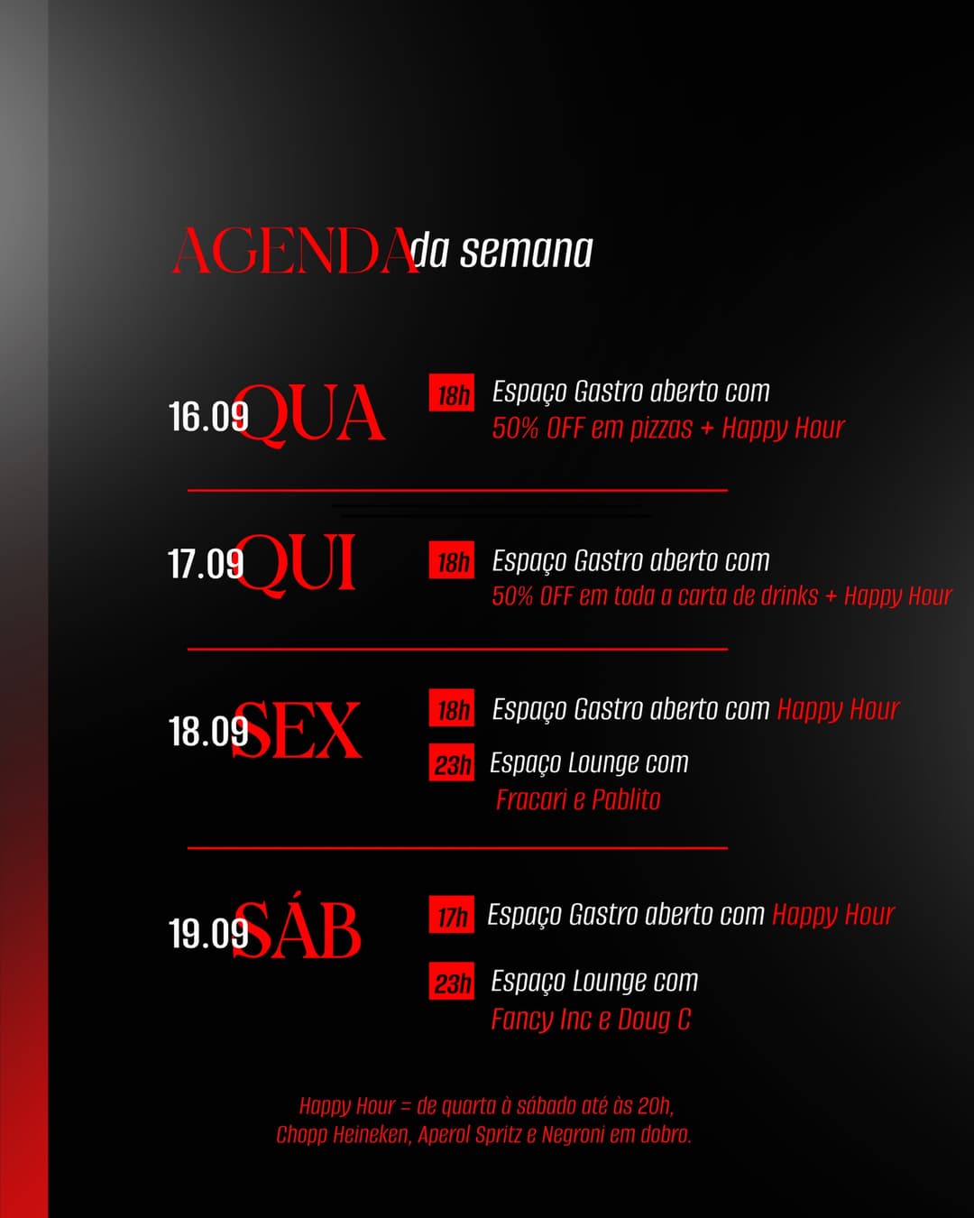 Flyer de DJ Fracari e Pablito