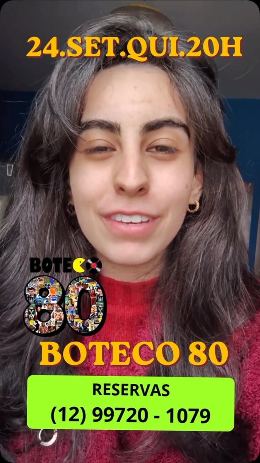 Flyer de Julia Camargo