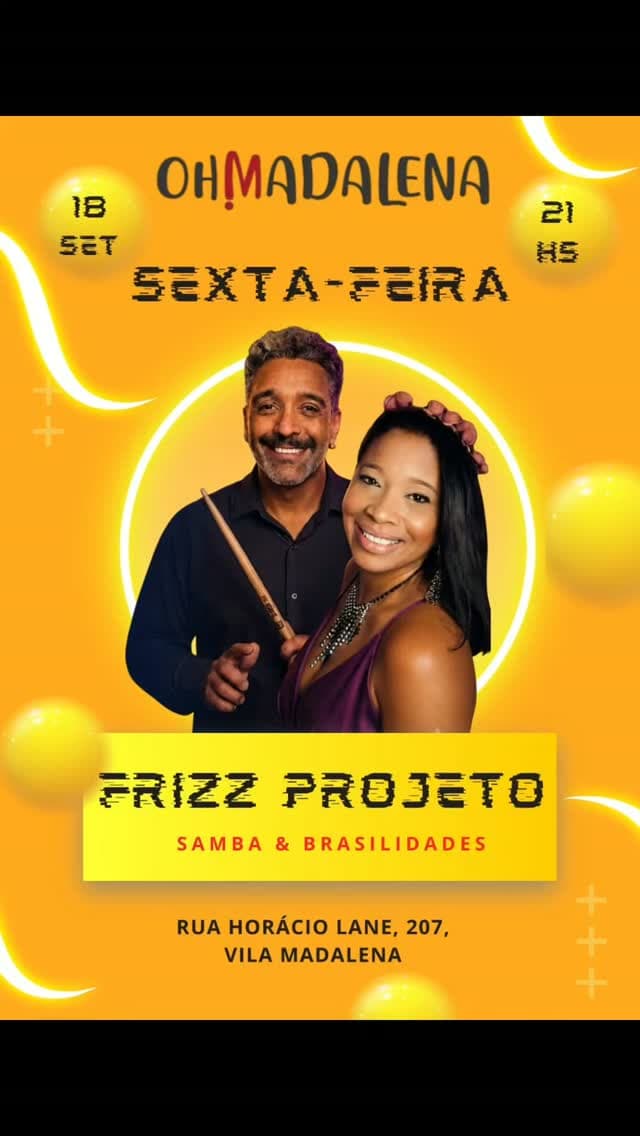 Flyer de Nando Lemy e Frizz Projeto