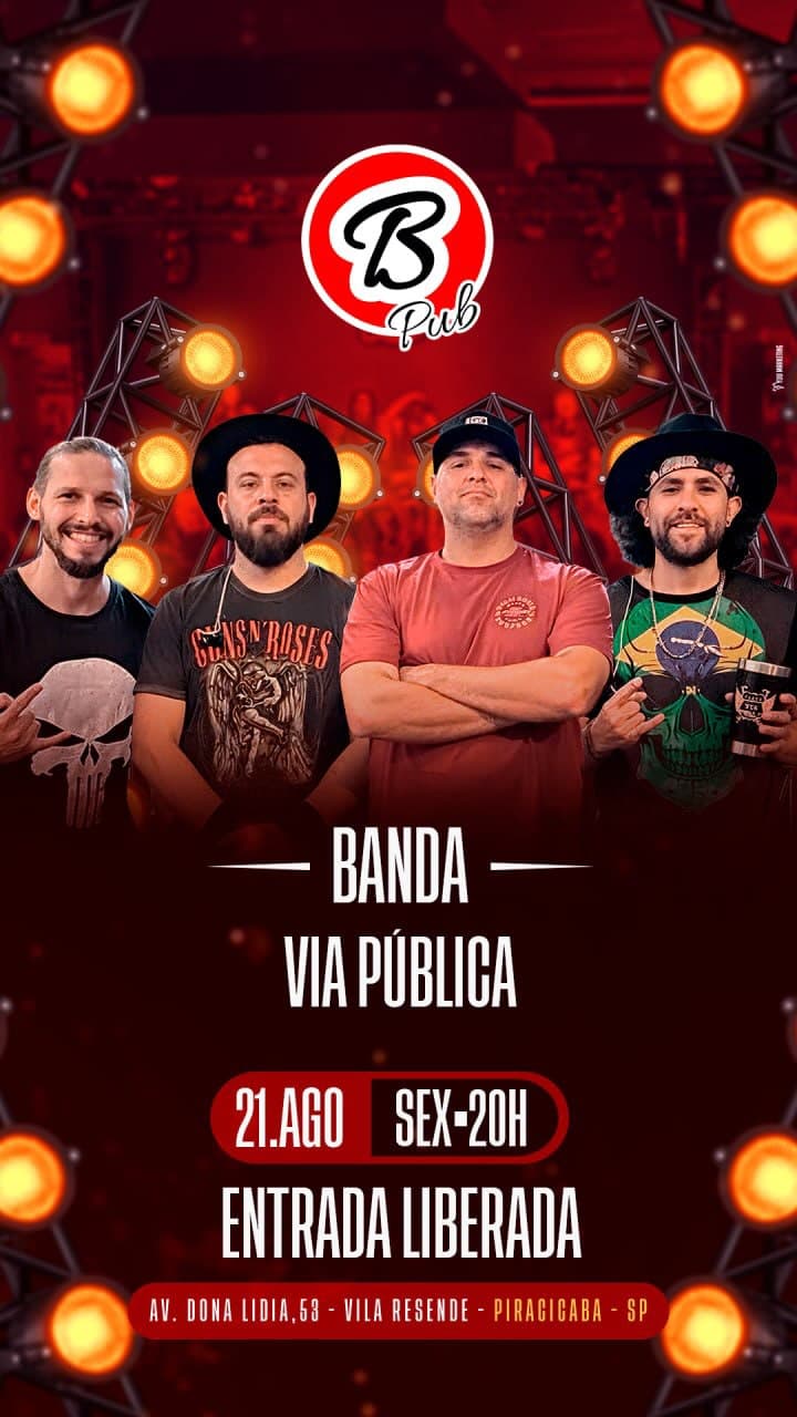 Flyer de Banda Via Pública