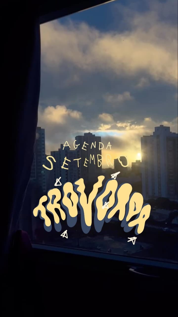 Flyer de Trovoada e Gustavo Conti