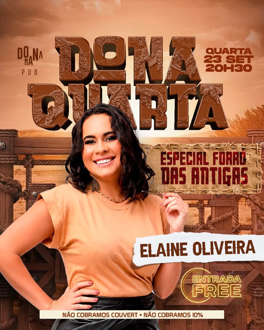 Flyer de Dca Elaine Oliveira