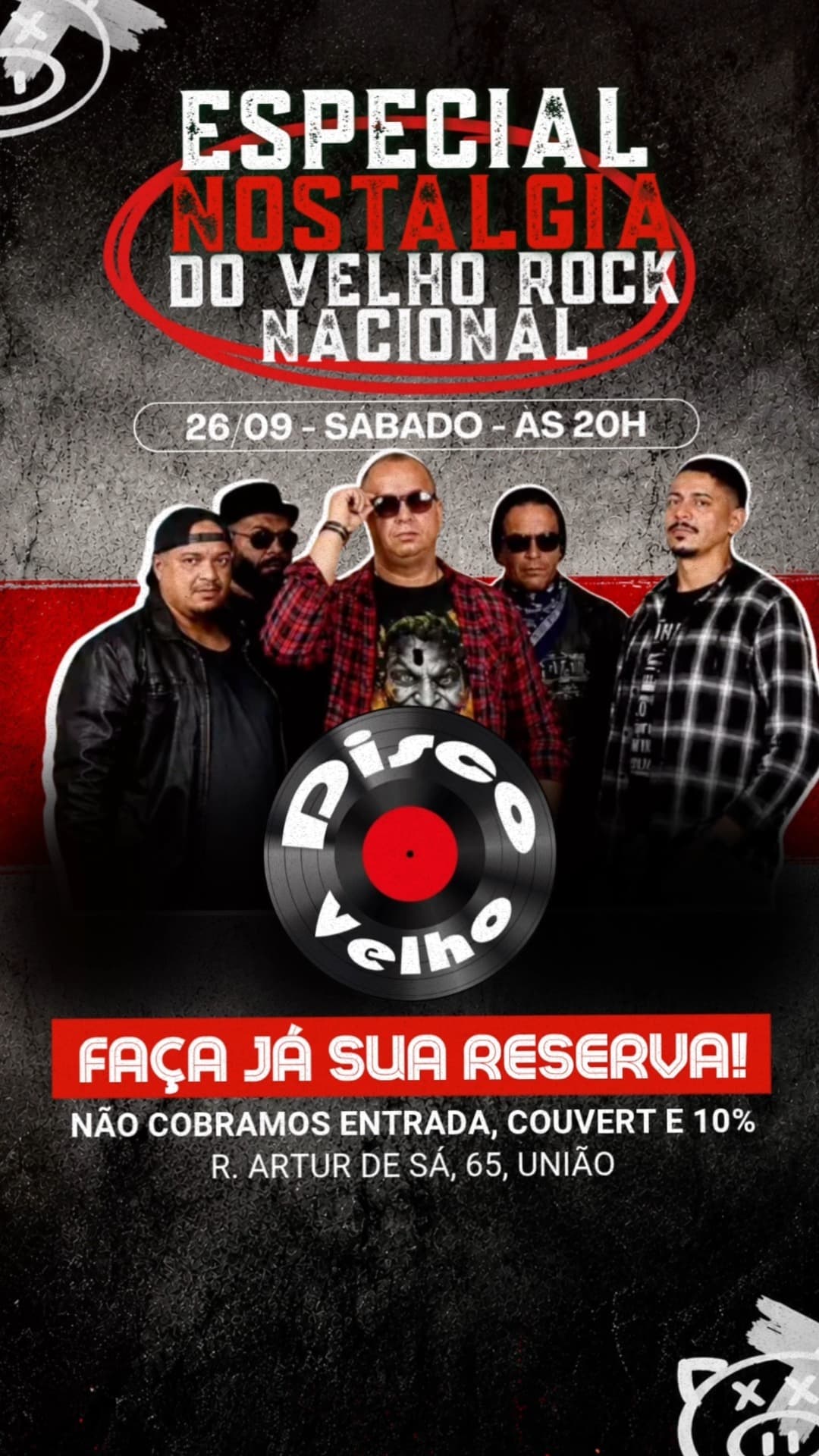 Flyer de Disco Velho