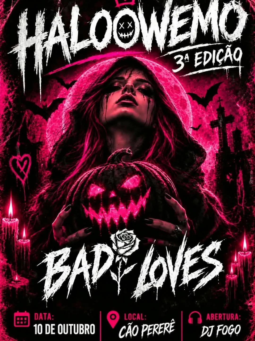 Flyer de Jonathan Fogo e Bad Loves