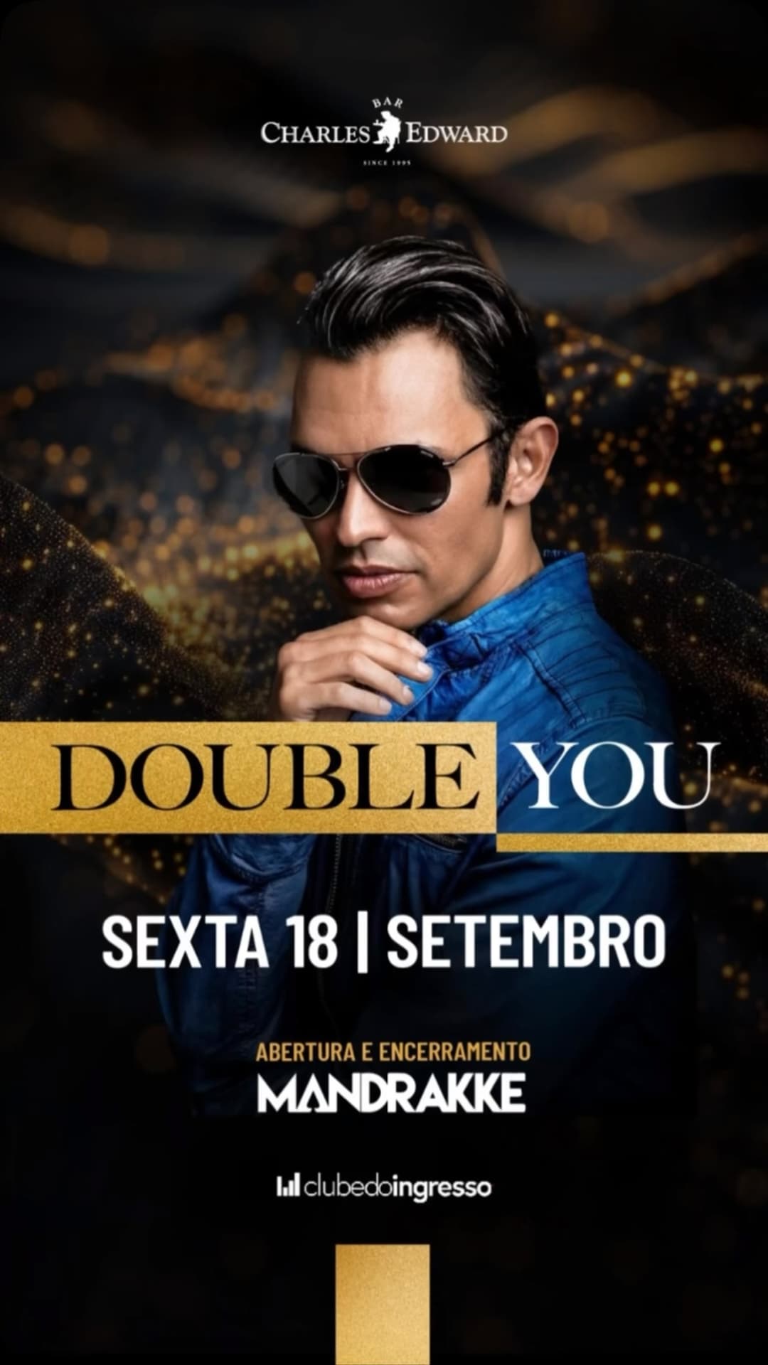 Flyer de Banda Mandrakke e Double You