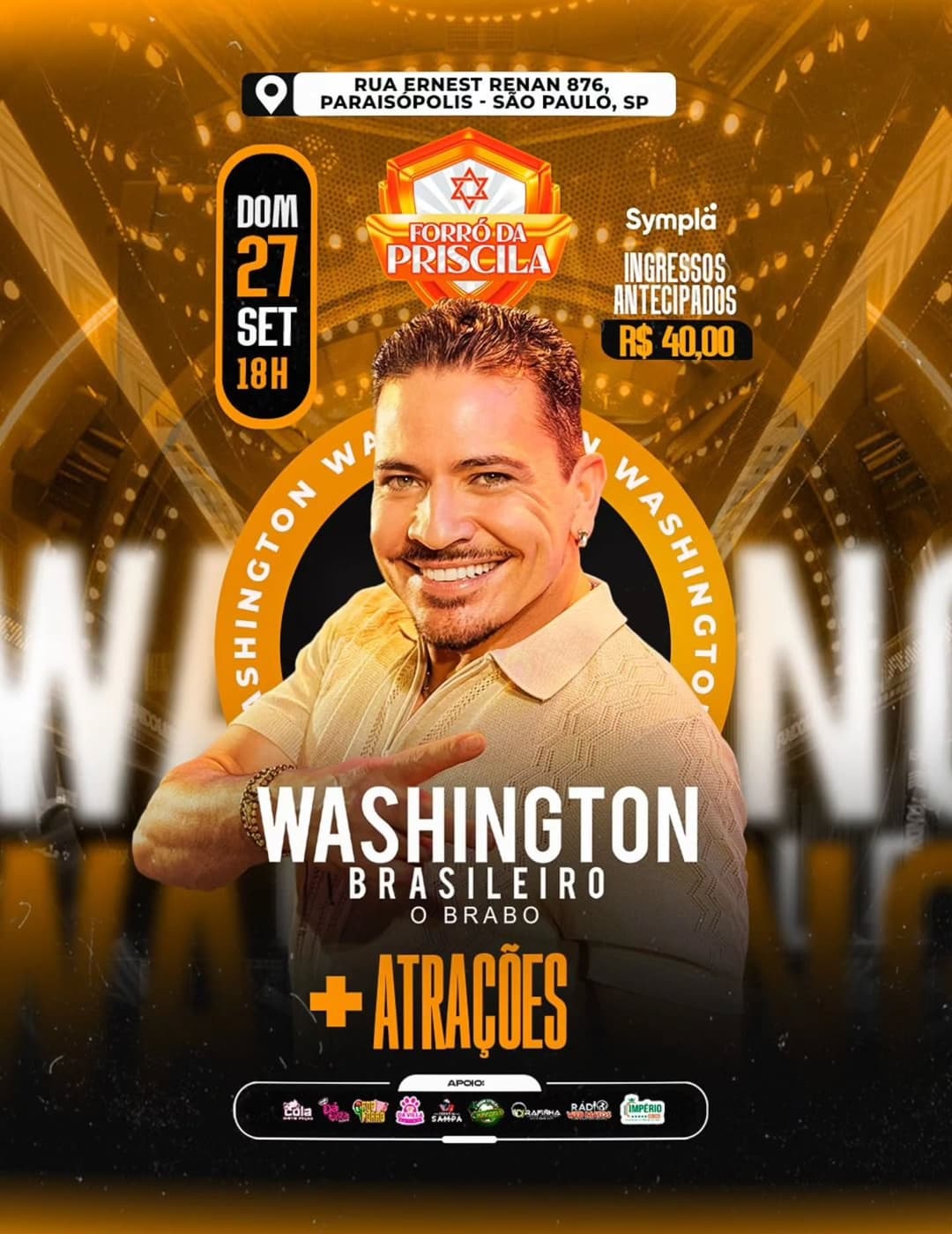 Flyer de Washington Brasileiro