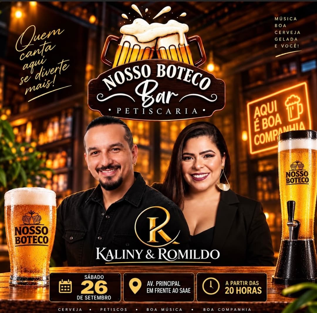 Flyer de Kaliny & Romildo