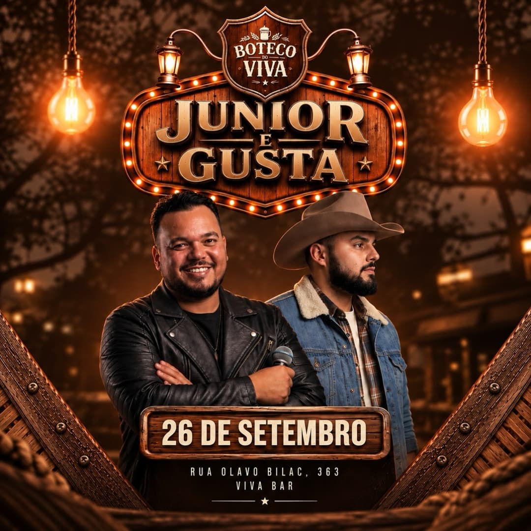 Flyer de Junior & Gusta