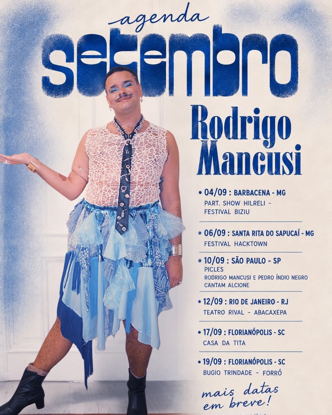 Flyer de Rodrigo Mancusi e Abacaxepa