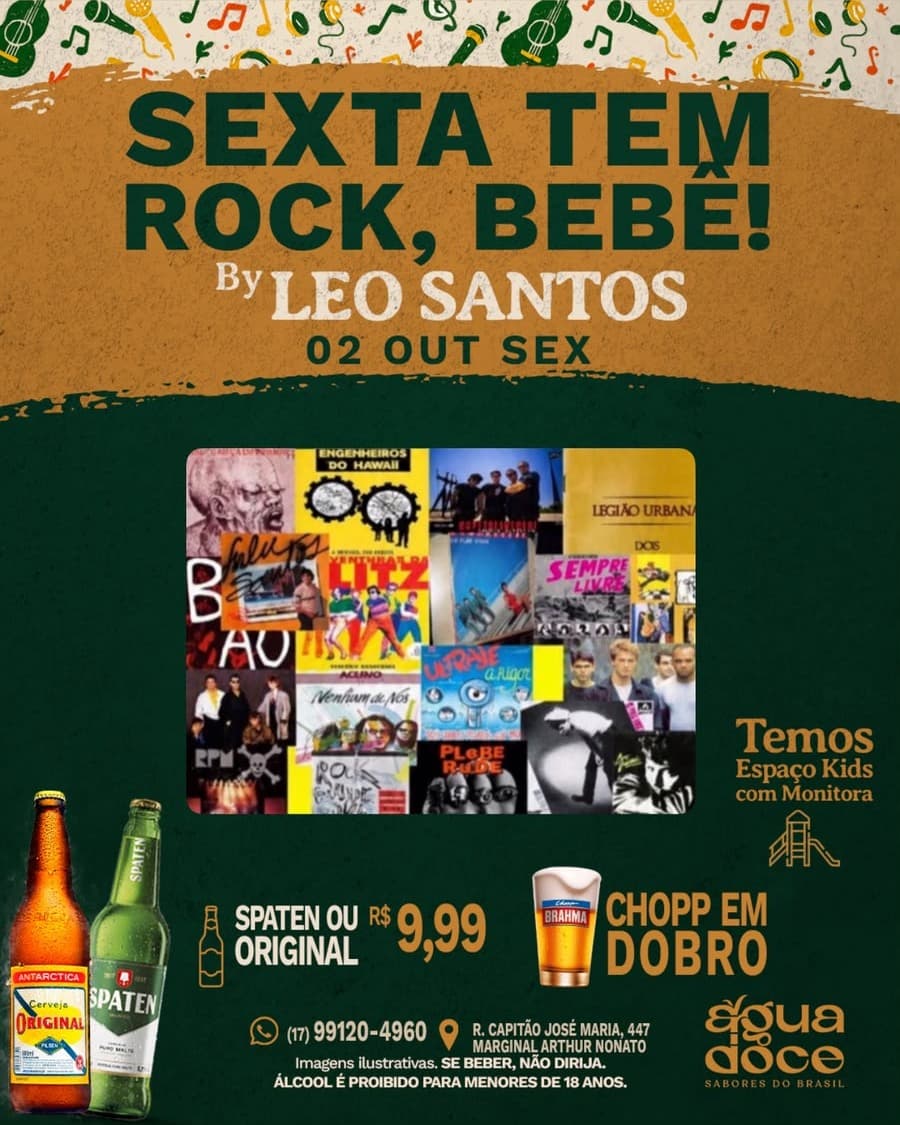 Flyer de Léo Santos
