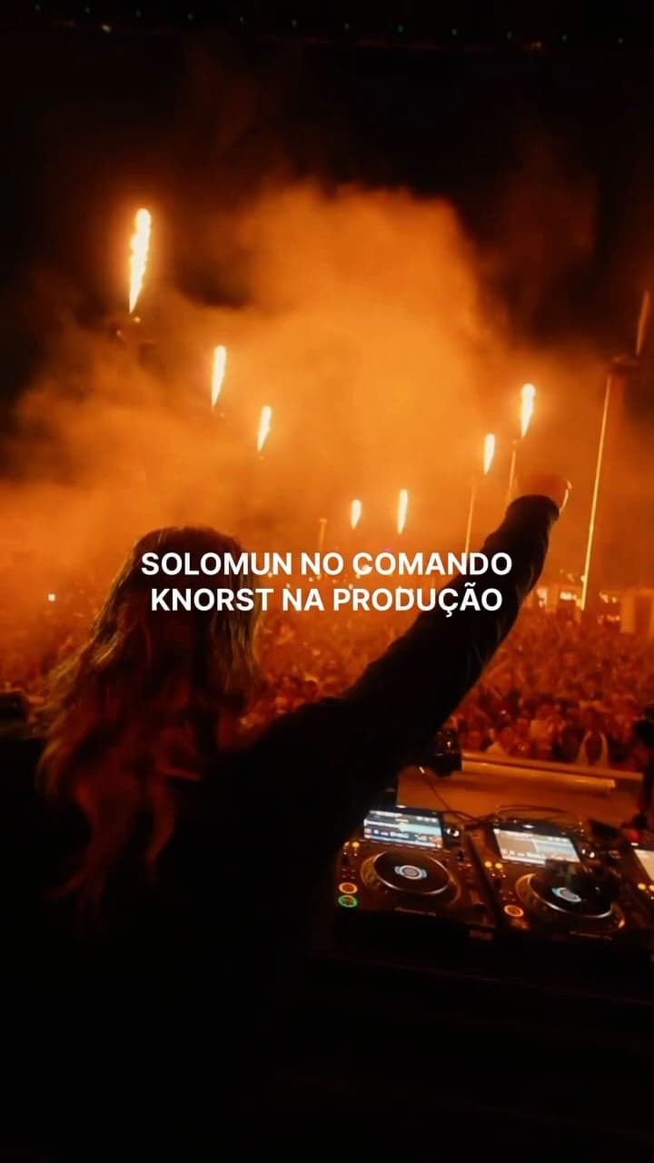 Flyer de DJ Santos, KNORST, Eduarda Ribeiro e UPAC
