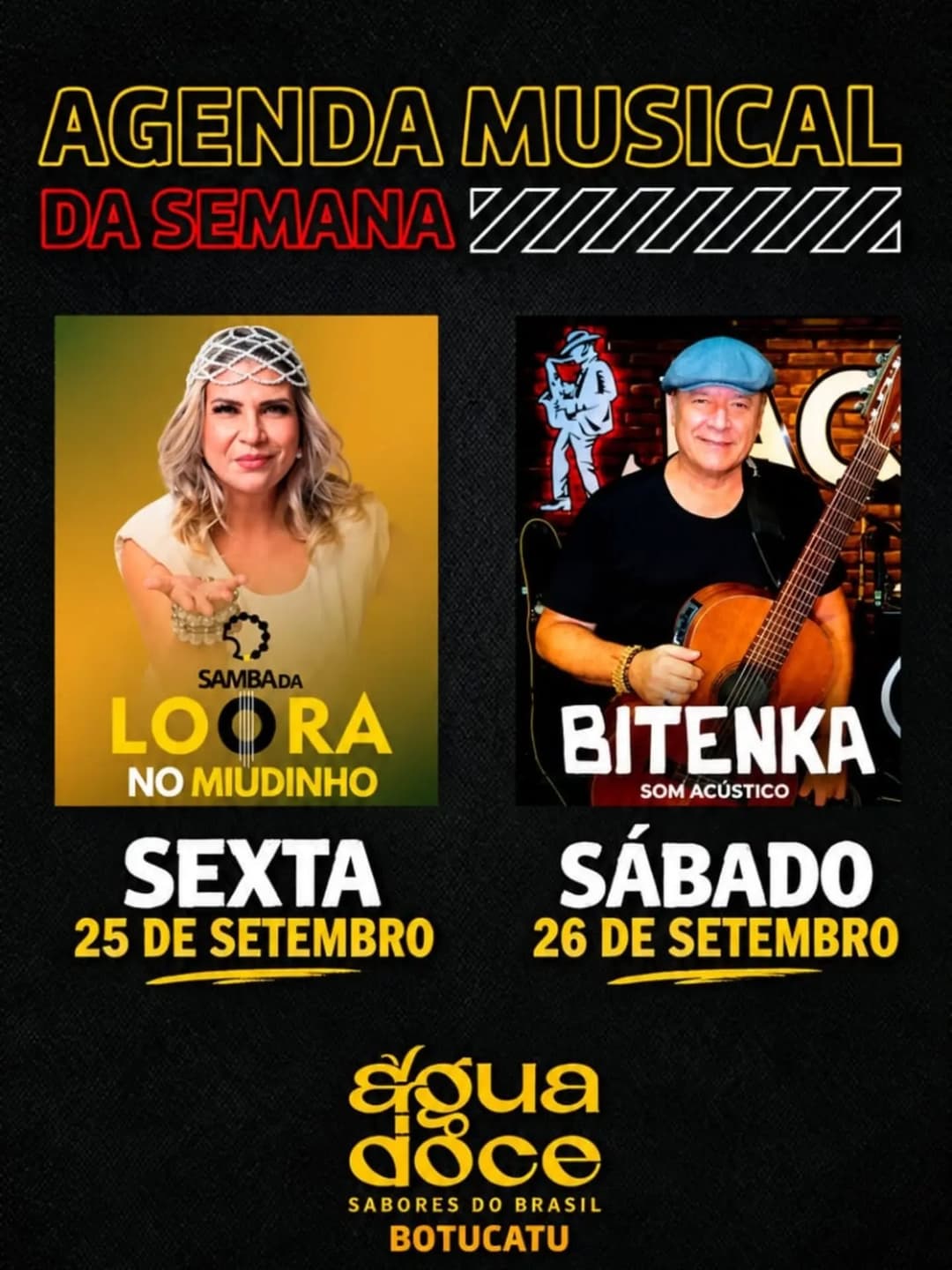 Flyer de Andrea Simoncini e BITENKA