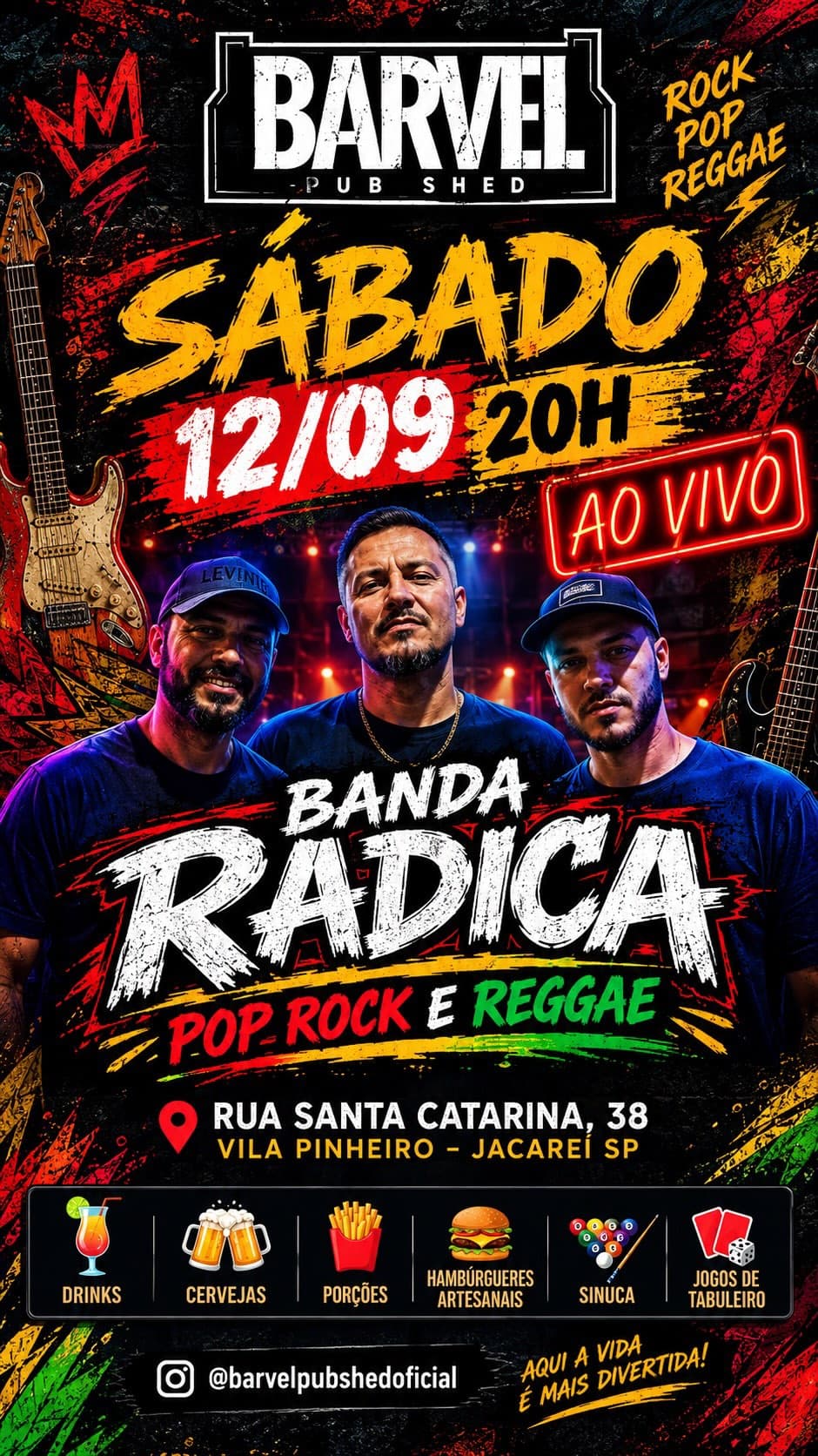 Flyer de Banda Rádica