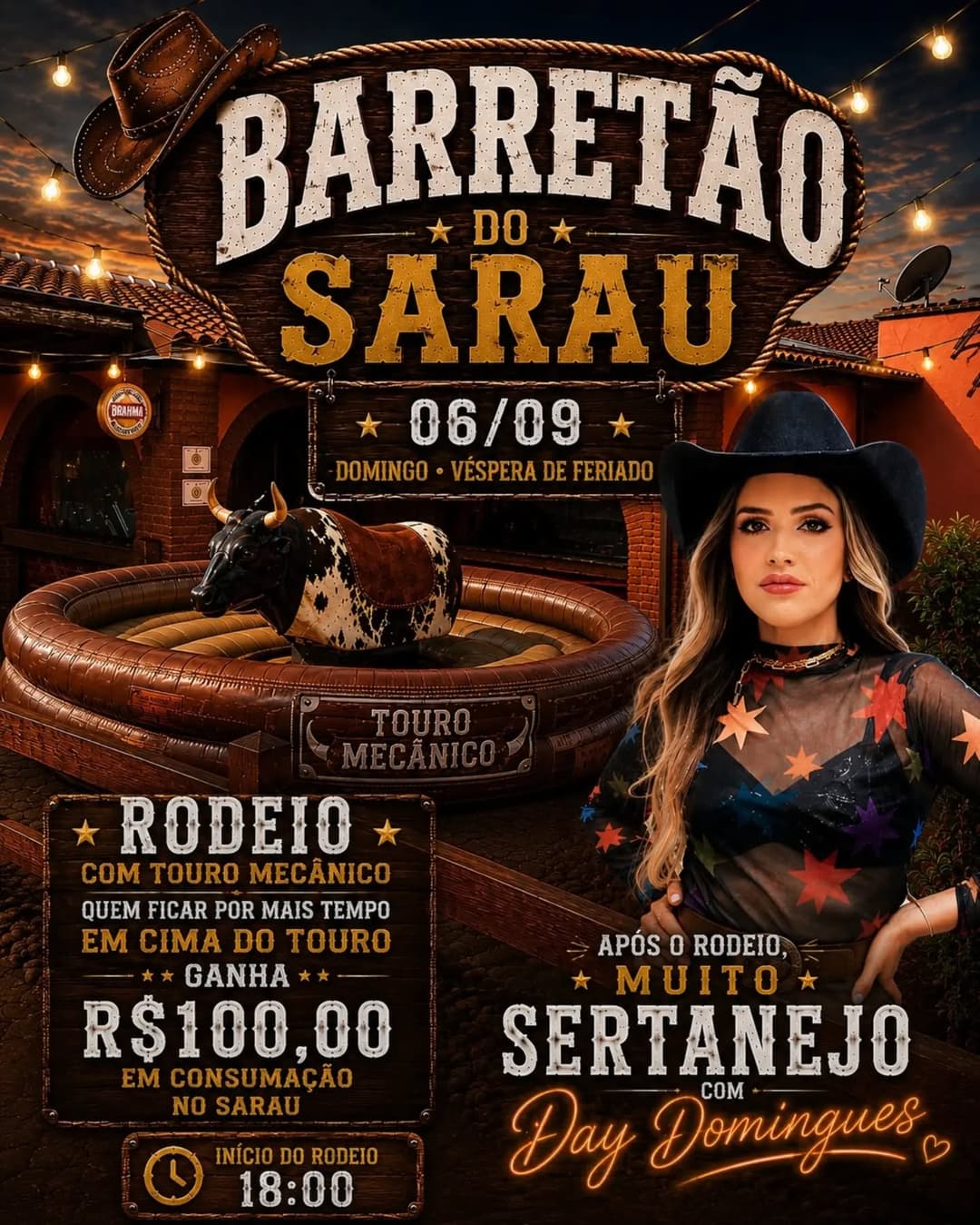 Flyer de Day Domingues