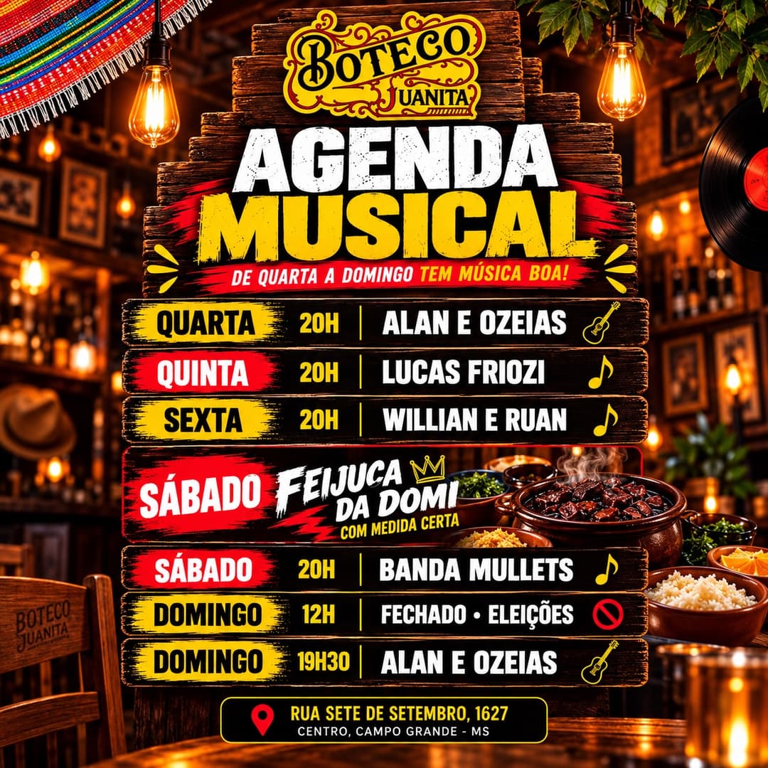 Flyer de Lucas Friozi