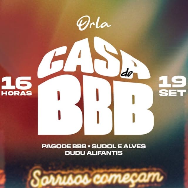 Flyer de Bom, Bonito e Balançado