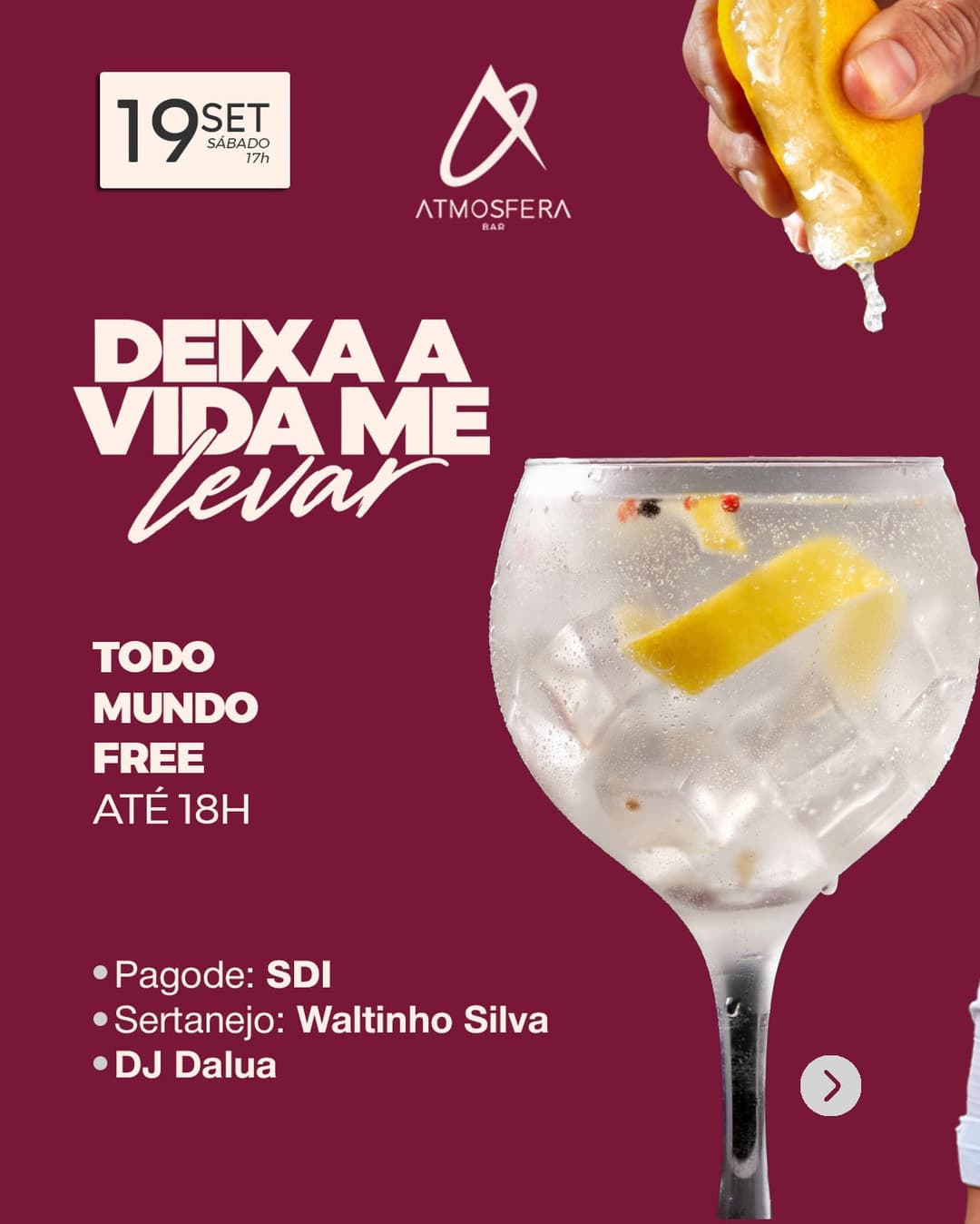 Flyer de SDI, Waltinho Silva e D J Dua