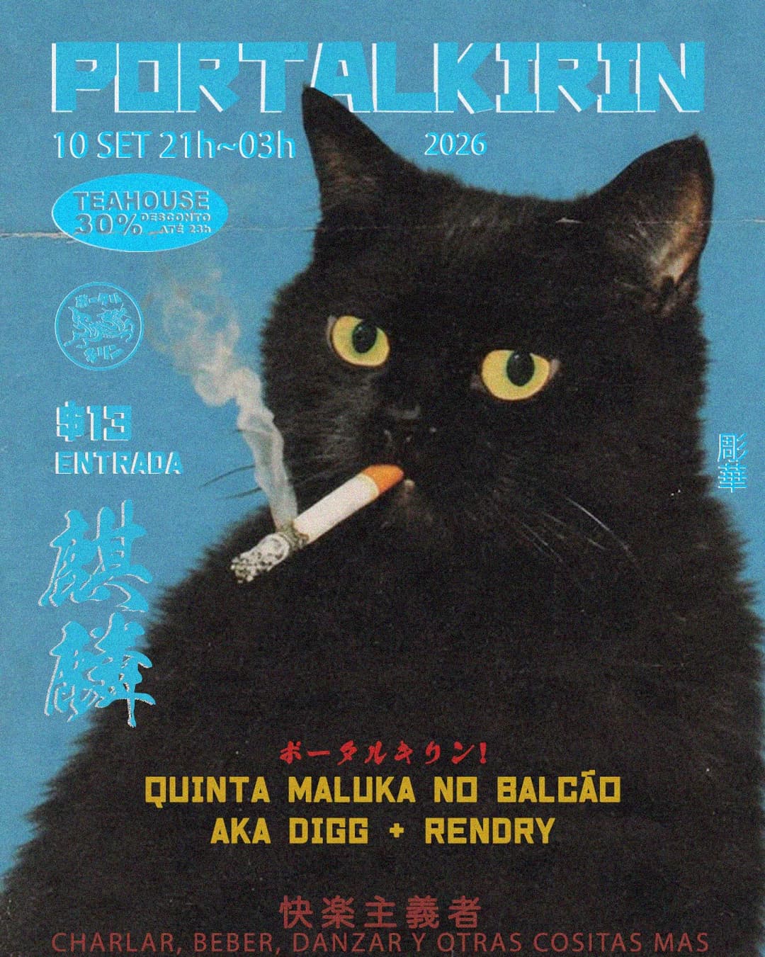 Flyer de Rendry Leonardo Wuicik e akadigg