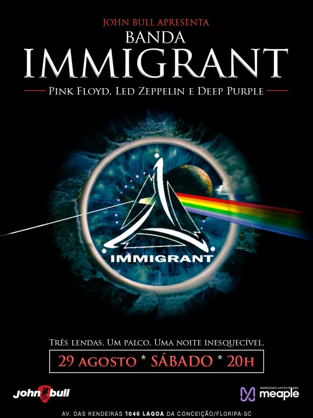 Flyer de Banda Immigrant